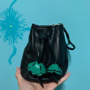 coach mini wrist bag brand new black